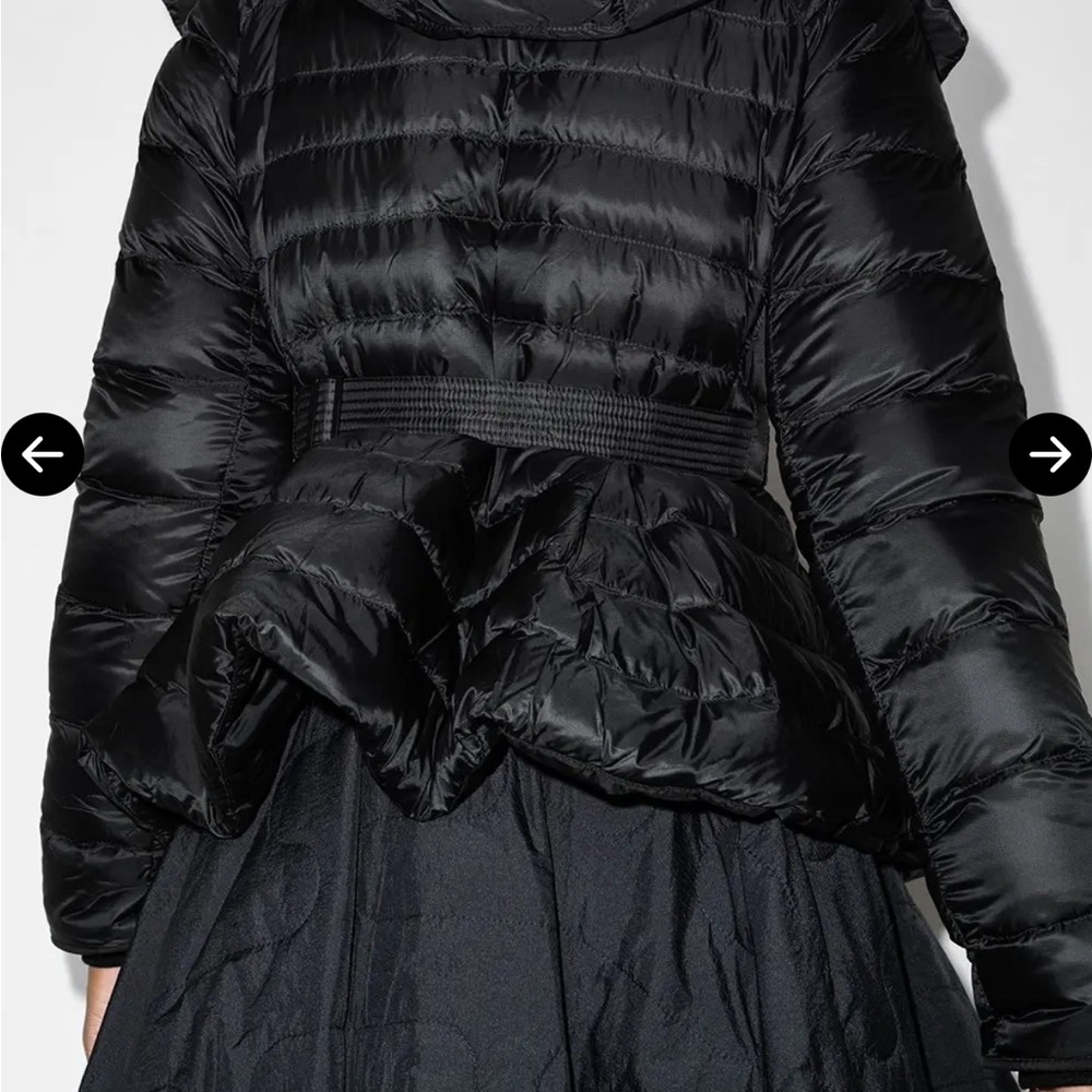Rare CANADA GOOSE Dyrow Down Jacket Coat Black Label Angel Chen Peplum Two Way - Picture 9 of 12